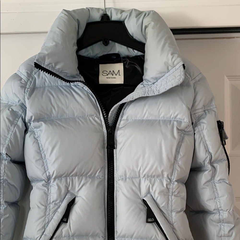 SAM. New York Light Blue Puffer Jacket